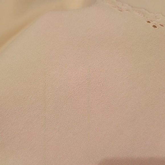 Vintage Primavera Firenze Long Sleeve Blouse Pale Yellow Size 4 See measurement - Picture 9 of 11